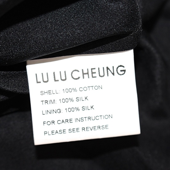 Lu Lu Cheung Designer - Lolita Dress - Silk + Eyelet Babydoll with Bow, Med - Picture 5 of 12